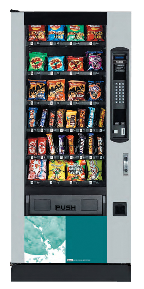 Crane Focus snack vending machine